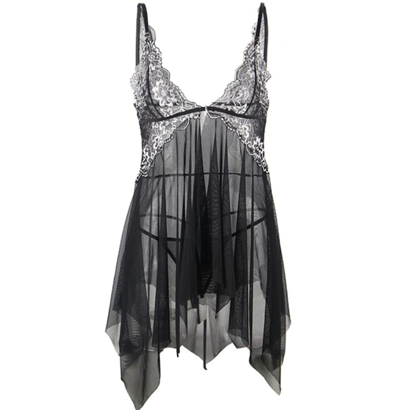 Tulle & Lace Babydoll Lingerie S/M