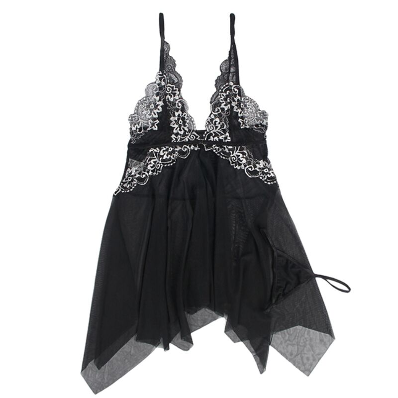 Tulle & Lace Babydoll Lingerie S/M