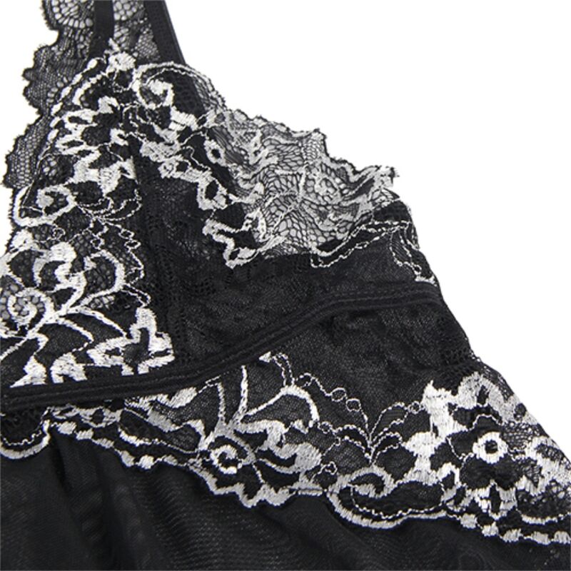 Tulle & Lace Babydoll Lingerie S/M