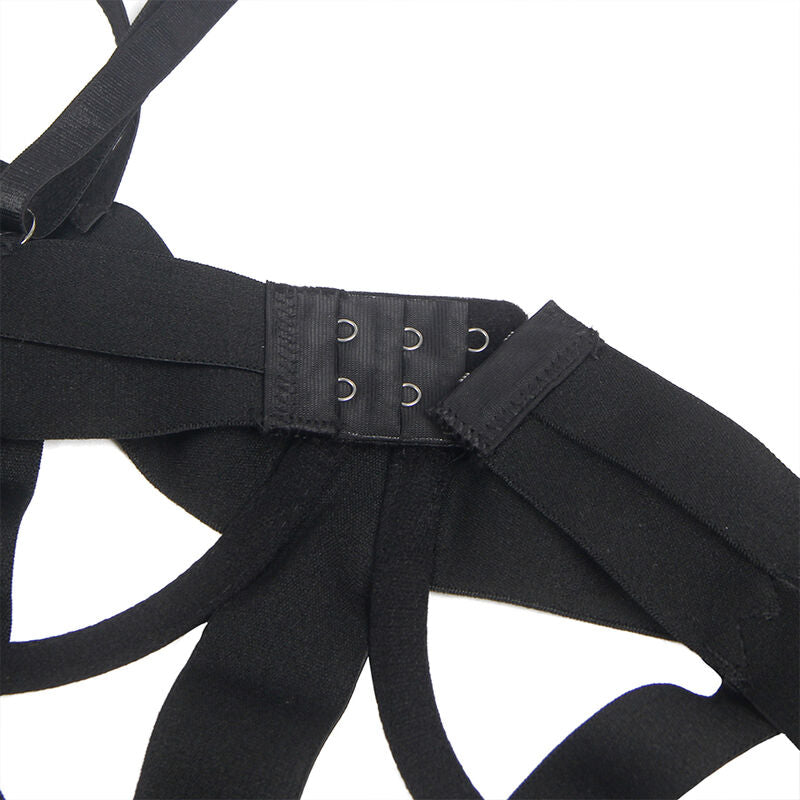 Sexy Black Cutout Bodysuit L/XL
