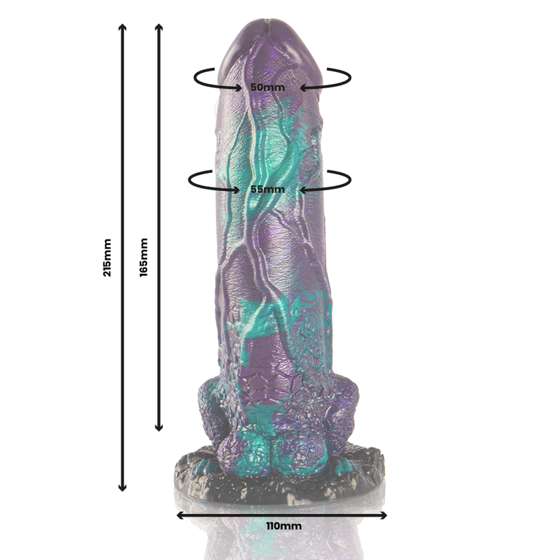 Basilisk Double Scaly Pleasure Dildo