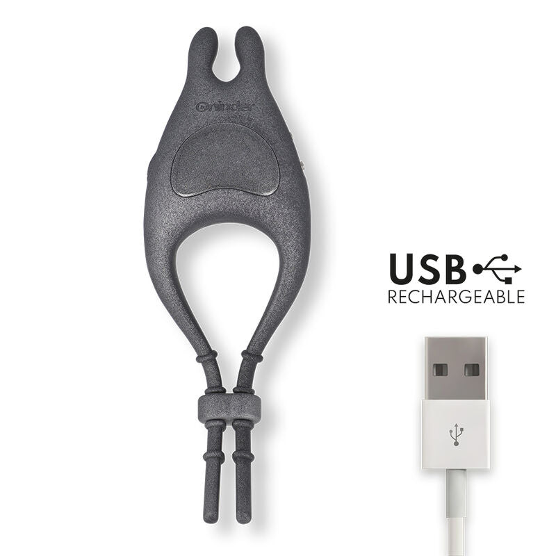 Pampa Vibrating Cock Ring with Clit Stimulator