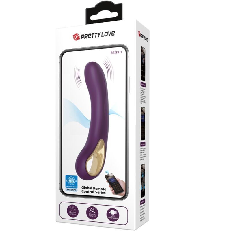 Ethan Rechargeable Vibrator - Lila