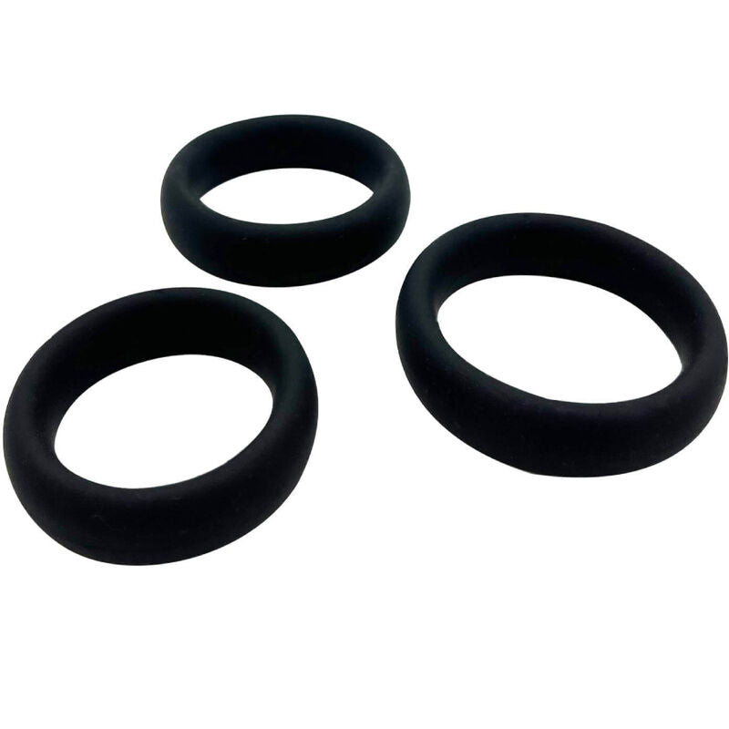 Three Sensual Pleasure Cock Rings Kit