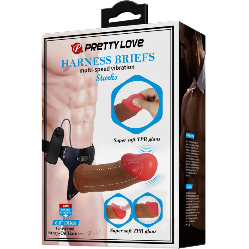 Starks Harness Briefs with Vibrating Dildo