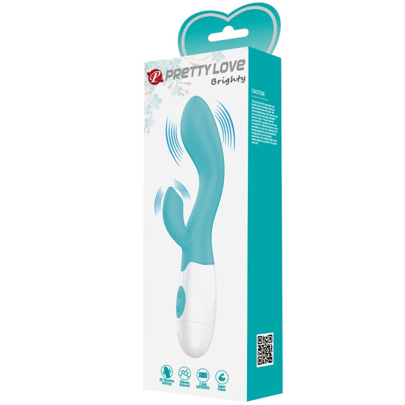 Brighty G-Spot Vibrator - Aqua Green