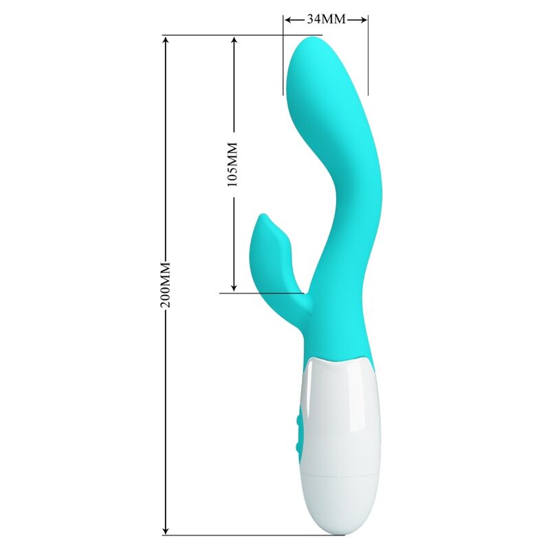 Brighty G-Spot Vibrator - Aqua Green