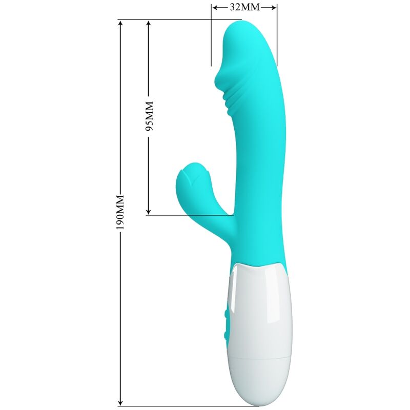 Snappy G-Spot Vibrator - Aqua Green