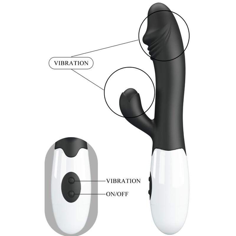 Vibrador para Punto G Snappy - Negro