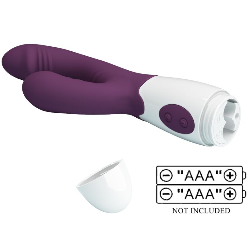 Vibrador para Coelho & Ponto G - Roxo