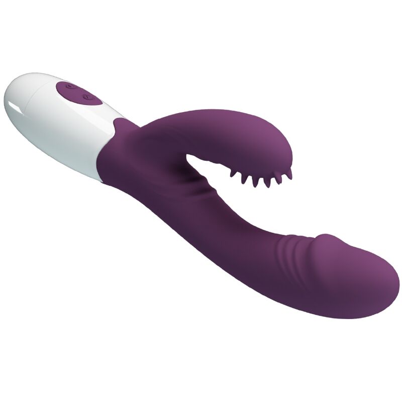 Vibrador para Coelho & Ponto G - Roxo