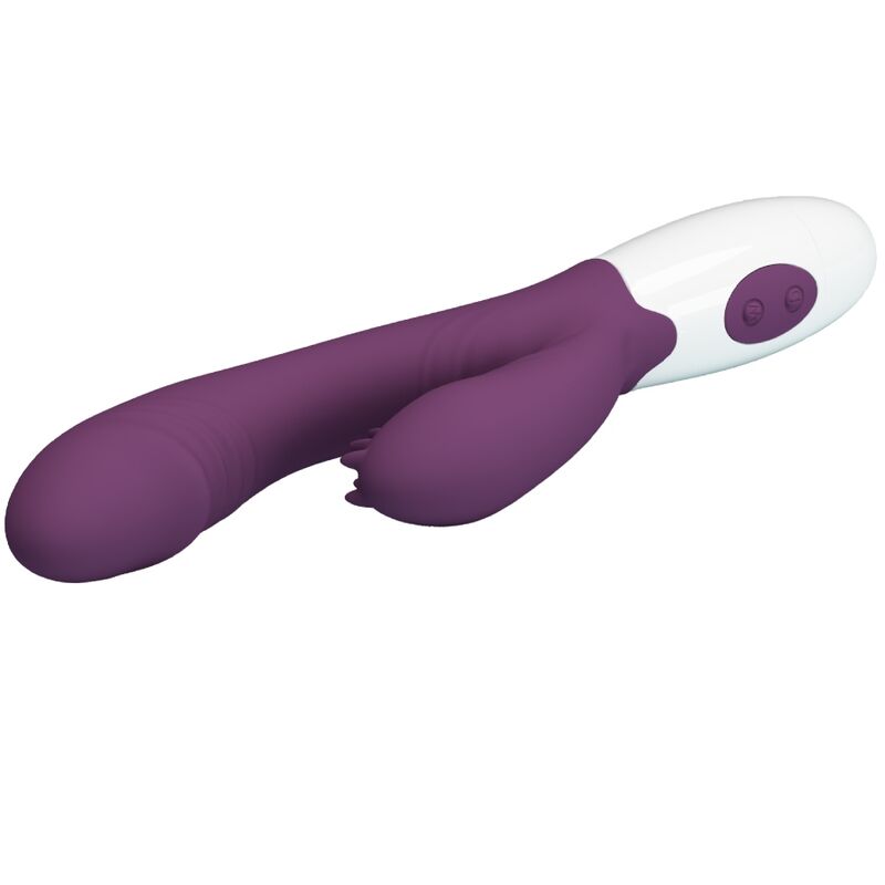 Vibrador para Coelho & Ponto G - Roxo