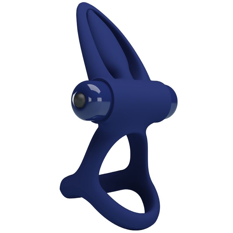 Vibrating Blue Double Ring Stimulator