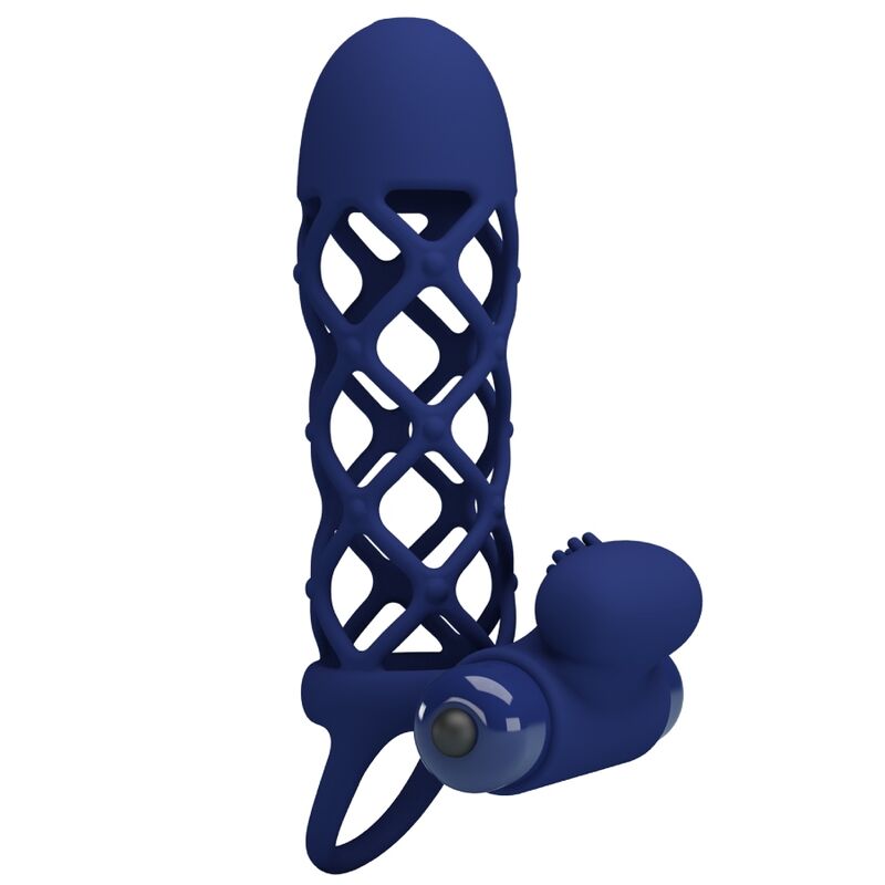Giann Vibrating Silicone Ring - Blue