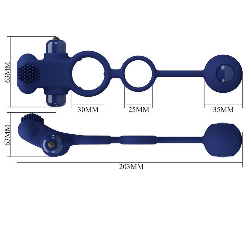 Anel com Plug Vibratório Duplo