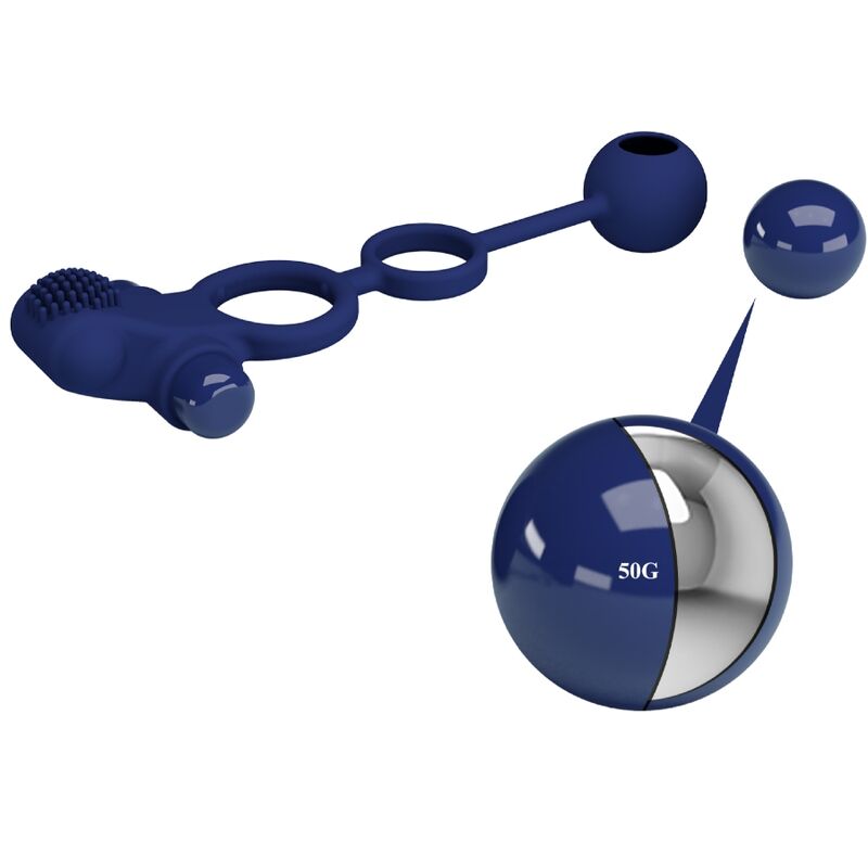 Anel com Plug Vibratório Duplo