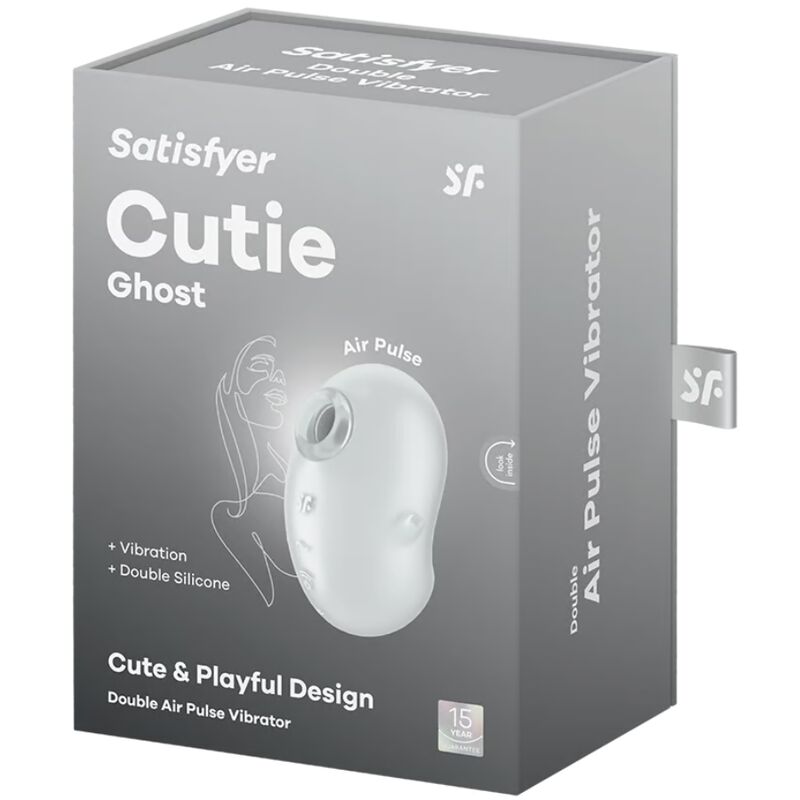 Cutie Ghost White Lay-On Vibrator