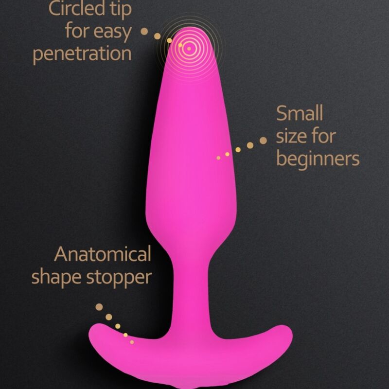 Gplug XS Fuchsia Vibrating Anal Plug