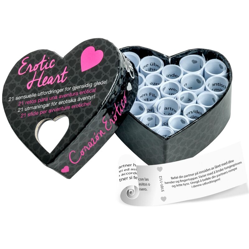 Mini Erotic Heart Intimate Lubricant