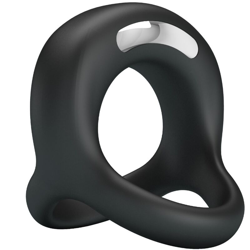 Elliott Black Vibrating Cock Ring