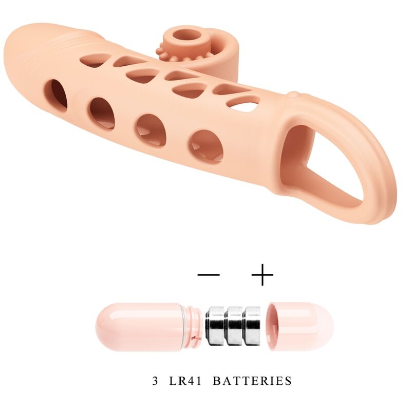 Flesh Extended Sleeve Penis Enhancer