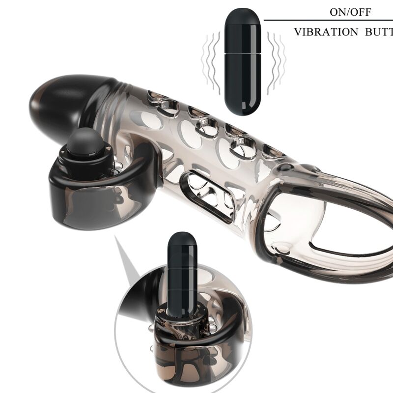 Black Extended Sleeve for Intimate Play