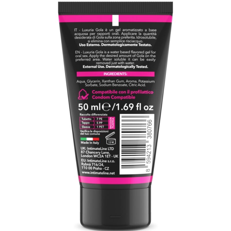 Cherry Flavored Oral Sex Gel - 50ml