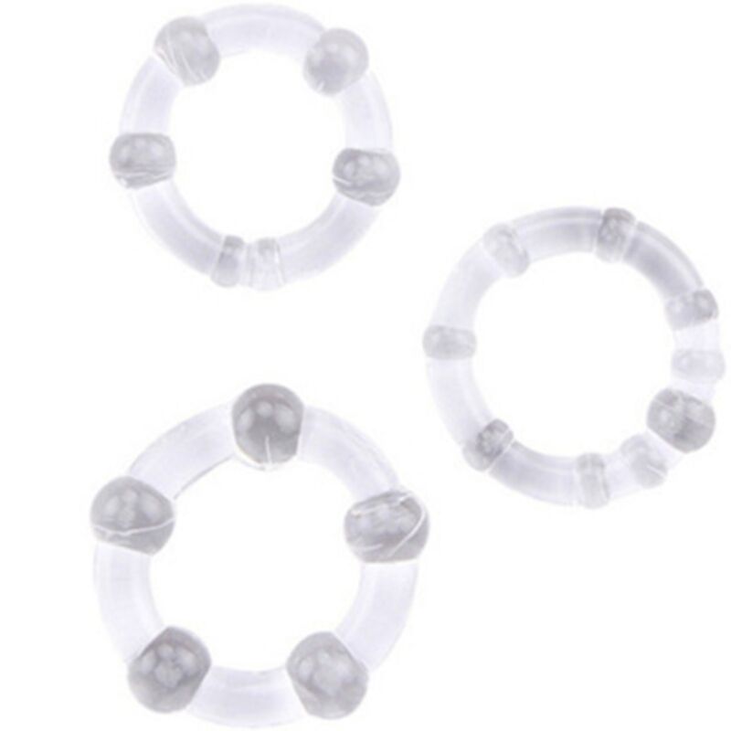 Titan Love Flesh Beaded Cock Ring