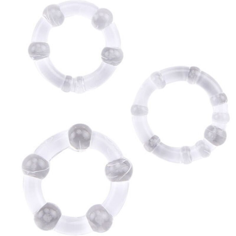 Titan Love Flesh Beaded Cock Ring