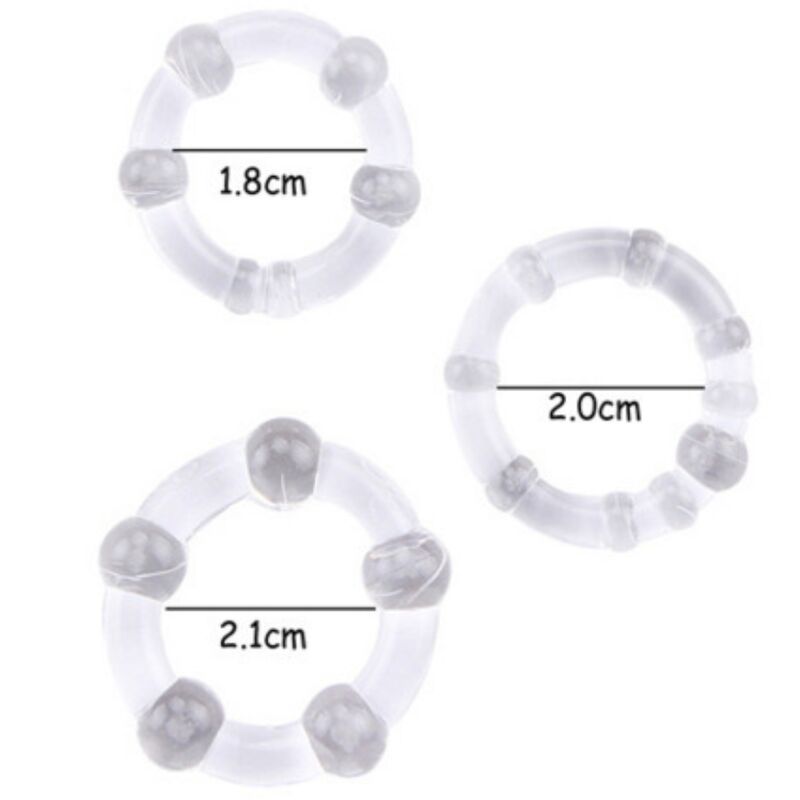 Titan Love Flesh Beaded Cock Ring