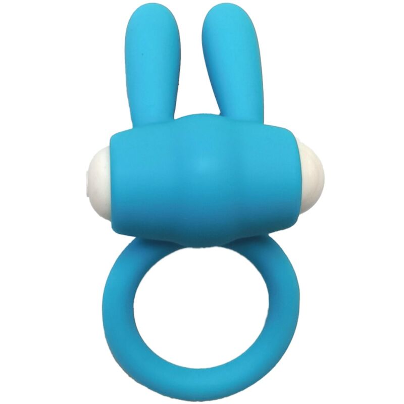 Mr Bunny Silicone Vibrator Ring - Black