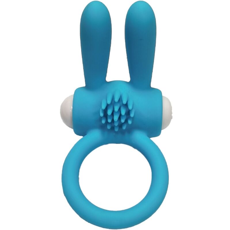 Mr Bunny Silicone Vibrator Ring - Black