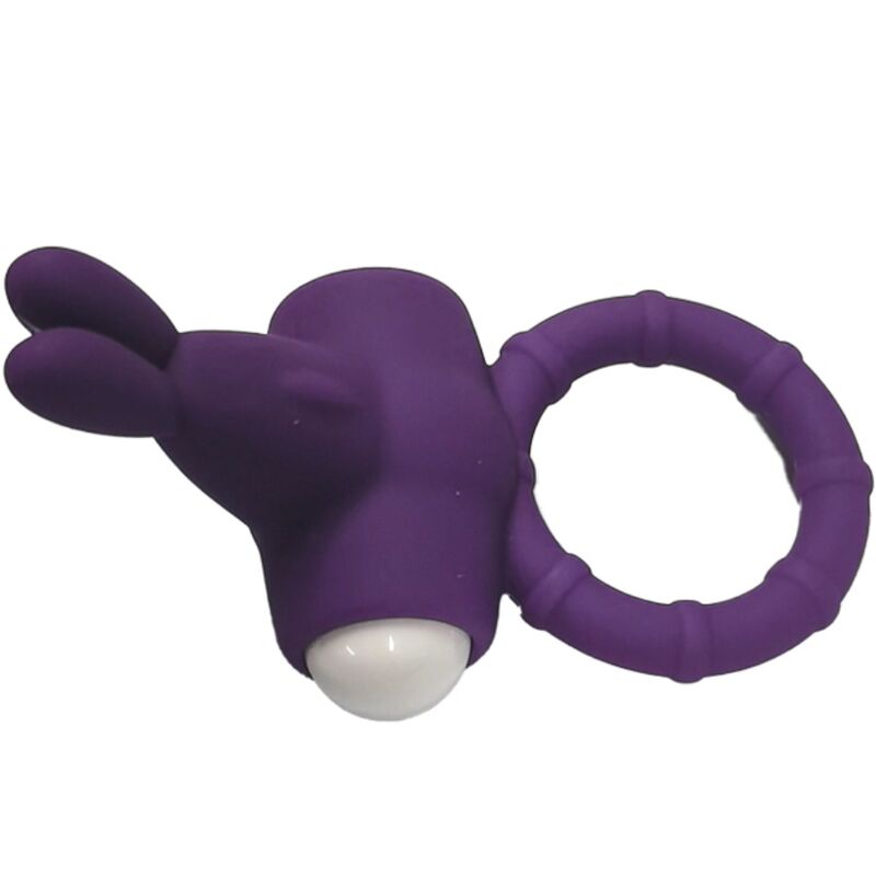 Ms Bunny Silicone Vibrator Ring Purple