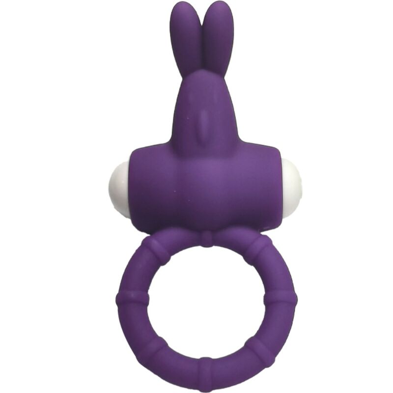Ms Bunny Silicone Vibrator Ring Purple