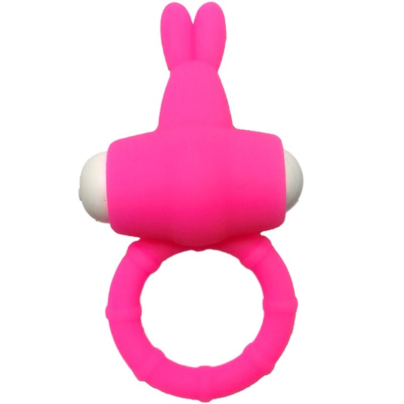 Ms Bunny Silicone Vibrator Ring - Pink