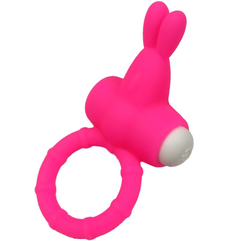 Ms Bunny Silicone Vibrator Ring - Pink