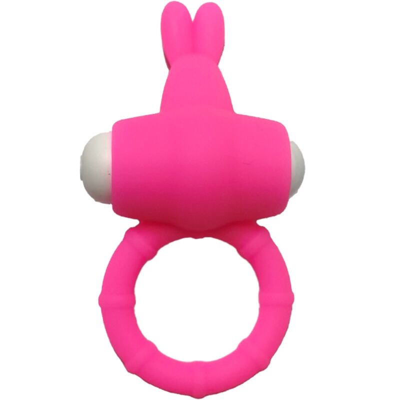 Ms Bunny Silicone Vibrator Ring - Pink