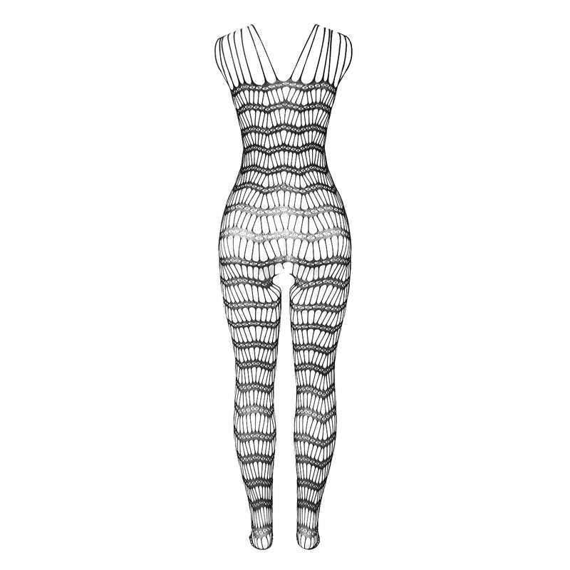 Black Fishnet Crotchless Bodystocking