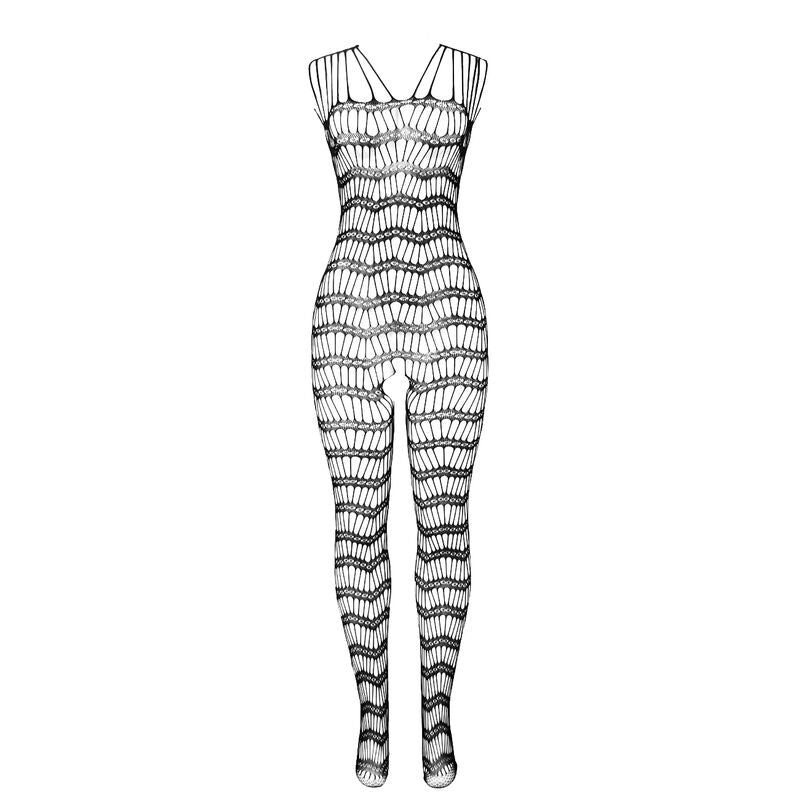 Black Fishnet Crotchless Bodystocking