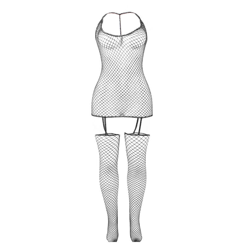 Shiny Fishnet Bodystocking