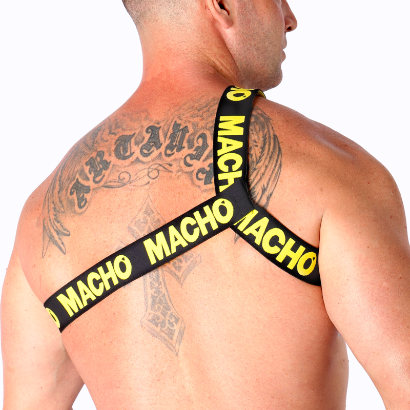 Yellow Roman Harness Lingerie L/XL