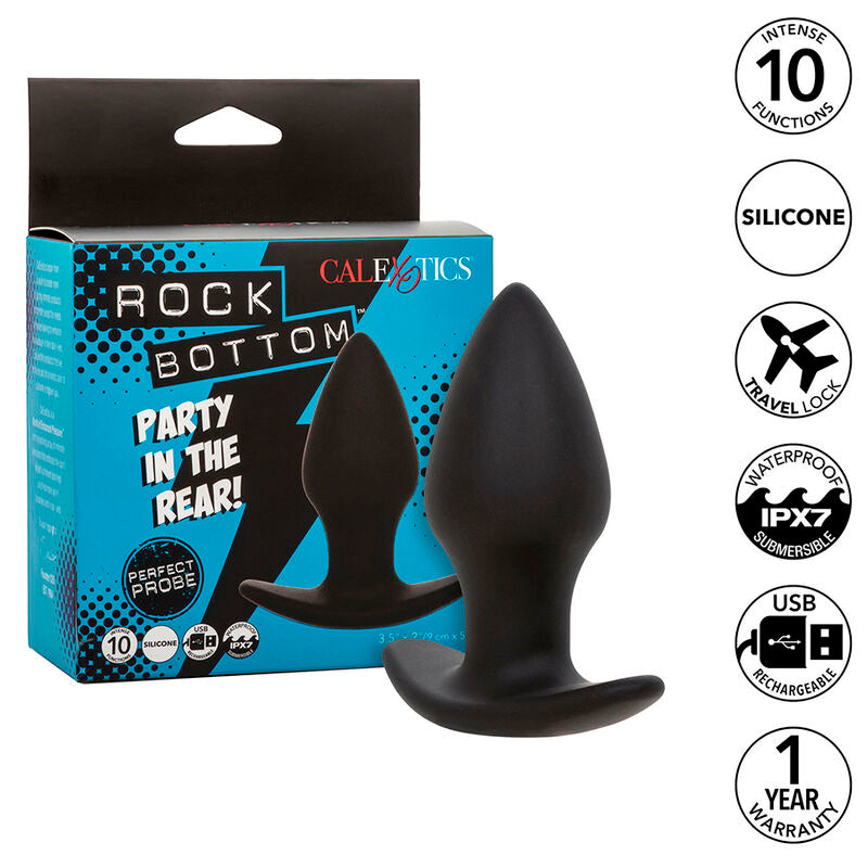 Rock Bottom Vibrating Silicone Anal Plug