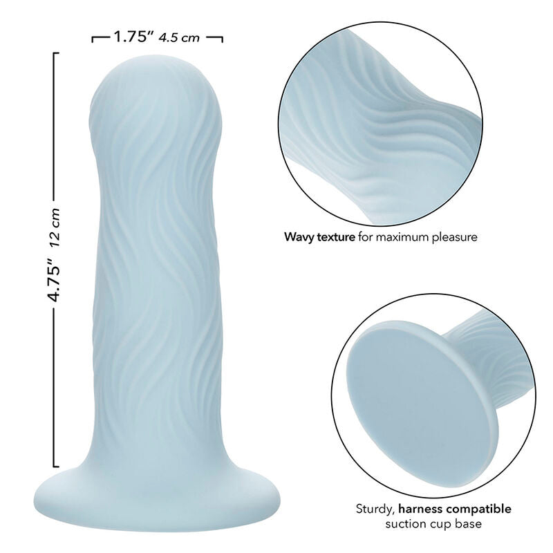 Wave Rider Blue Foam Anal Plug