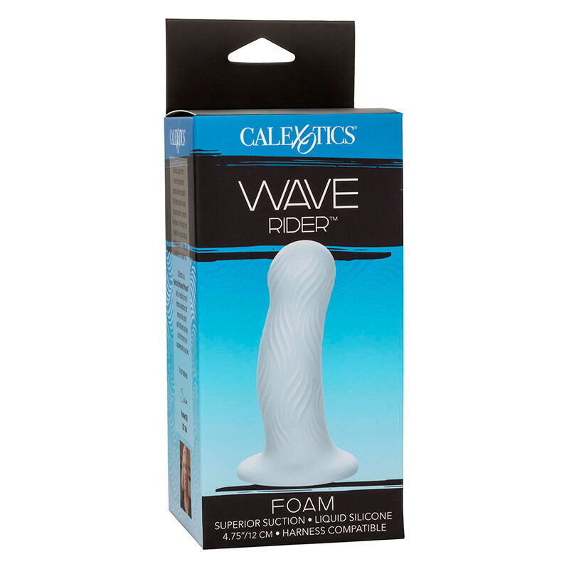 Wave Rider Blue Foam Anal Plug