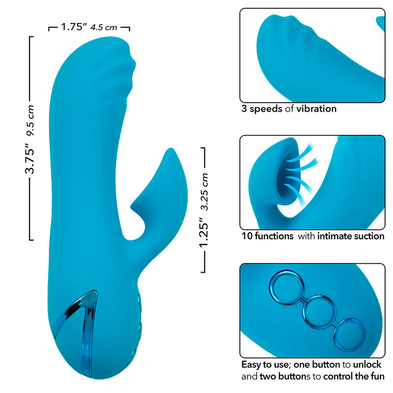 Beach Seducer 10-Function Vibrator Blue