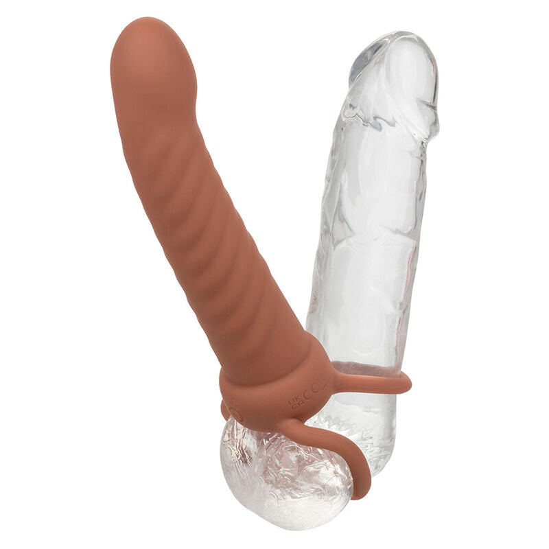Maxx Ribbed Dual Penetrator with 10 Vibrations