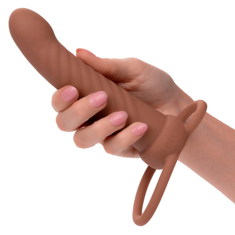 Maxx Ribbed Dual Penetrator with 10 Vibrations