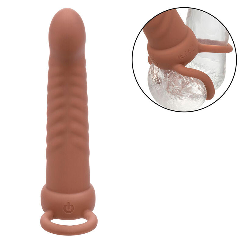Maxx Ribbed Dual Penetrator with 10 Vibrations