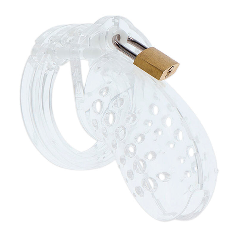 Clear Adjustable Acrylic Cock Cage