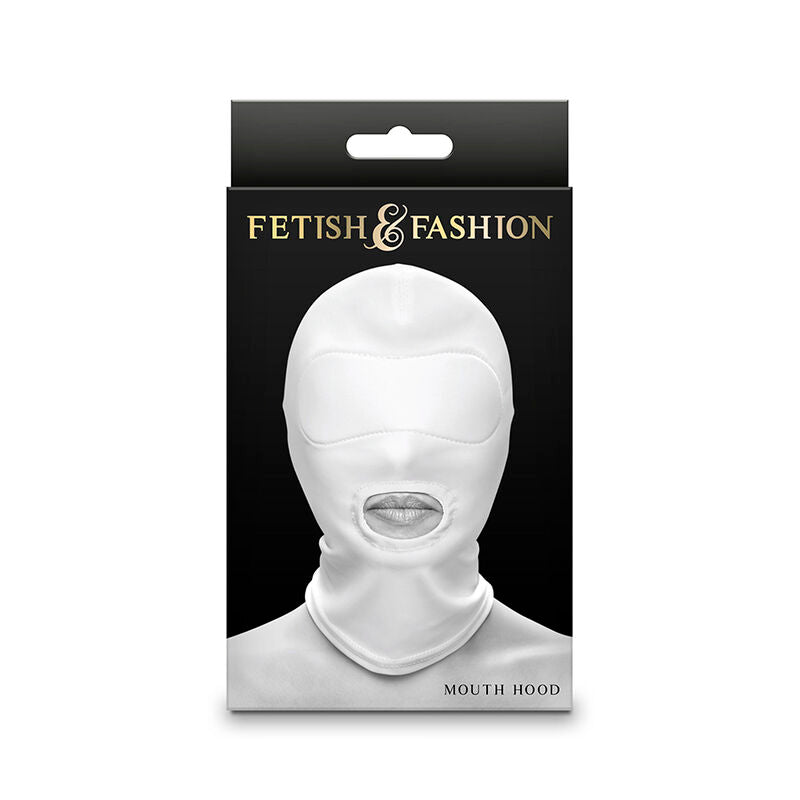 White Nylon Mouth Hood